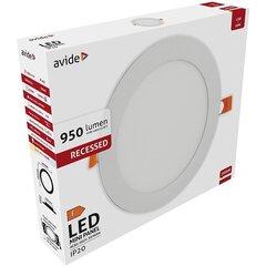 Avide LED kattovalaisin 12W 4000K Ø170mm pyöreä hinta ja tiedot | Upotettavat valaisimet ja LED-valaisimet | hobbyhall.fi