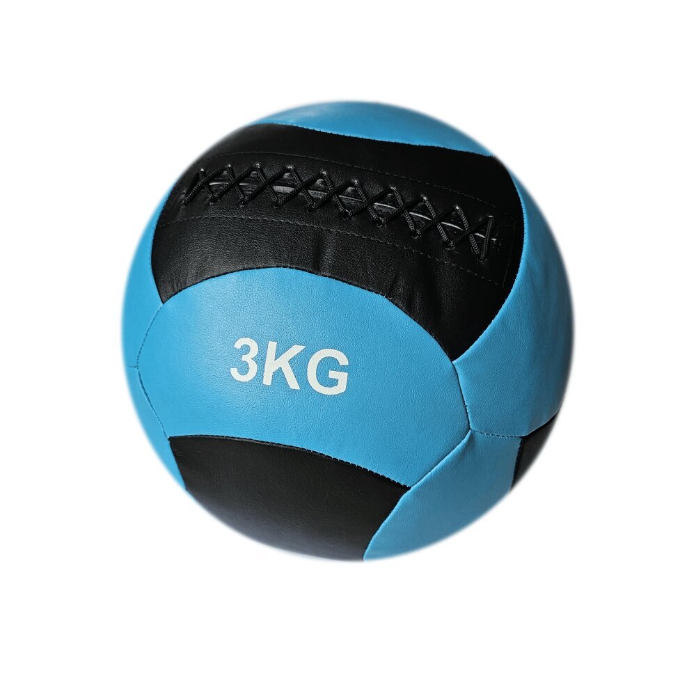 Nahkapainoinen harjoituspallo THOMS Wall Ball 3kg. hinta ja tiedot | Käsipainot, kahvakuulat ja voimaharjoittelu | hobbyhall.fi