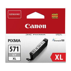 Mustepatruuna CANON CLI-571Gy XL (10,8 ml), harmaa sp. hinta ja tiedot | Tulostustarvikkeet | hobbyhall.fi