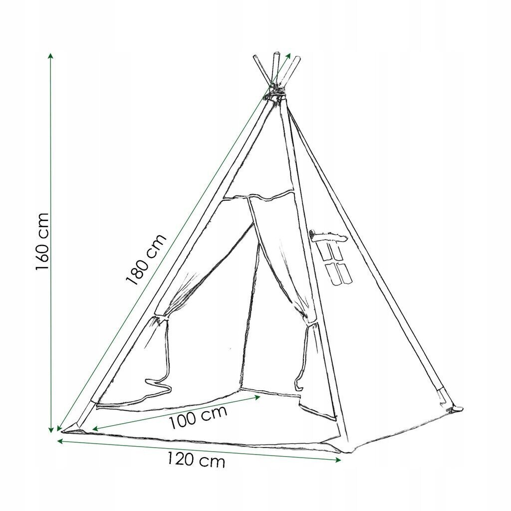 Lasten leikkimökki Fluxar koti Igloo2 hinta ja tiedot | Lasten leikkimökit ja -teltat | hobbyhall.fi