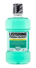 Suuvesi Listerine Fresh Burst 500 ml hinta ja tiedot | Listerine Hajuvedet ja kosmetiikka | hobbyhall.fi