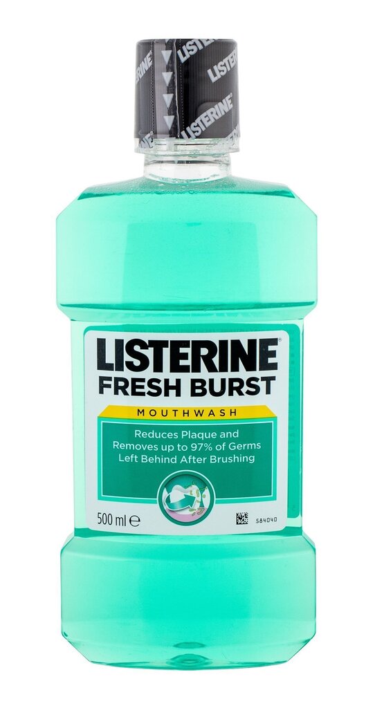 Suuvesi Listerine Fresh Burst 500 ml hinta ja tiedot | Suuhygienia | hobbyhall.fi