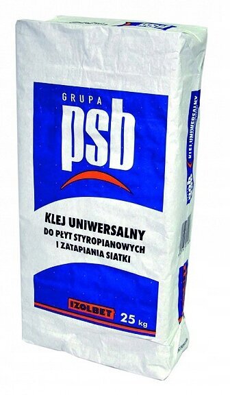 PSB-liima polystyreenin ja verkkojen upottamiseen 25kg hinta ja tiedot | Liimat | hobbyhall.fi