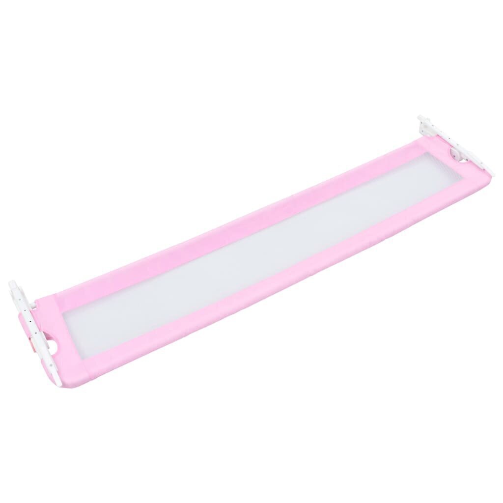 vidaXL Turvalaita sänkyyn polyesteri 180x42 cm pinkki hinta ja tiedot | Lasten turvallisuus | hobbyhall.fi