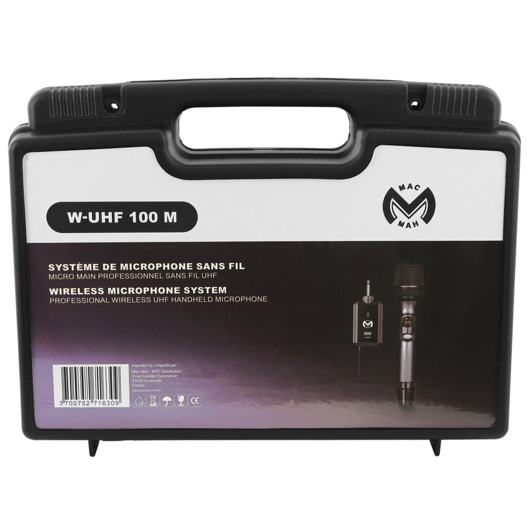 Mac Mah W-UHF Black hinta ja tiedot | Mikrofonit | hobbyhall.fi