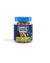 Simply From Nature Smart Bites hanhi, 5x130 g hinta ja tiedot | Koiran herkut | hobbyhall.fi