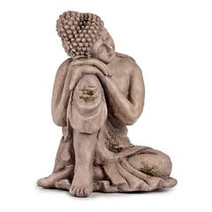 Puutarhakoristeet Buddha, harmaa, 34,5 x 54,5 x 31 cm hinta ja tiedot | Puutarhakoristeet | hobbyhall.fi