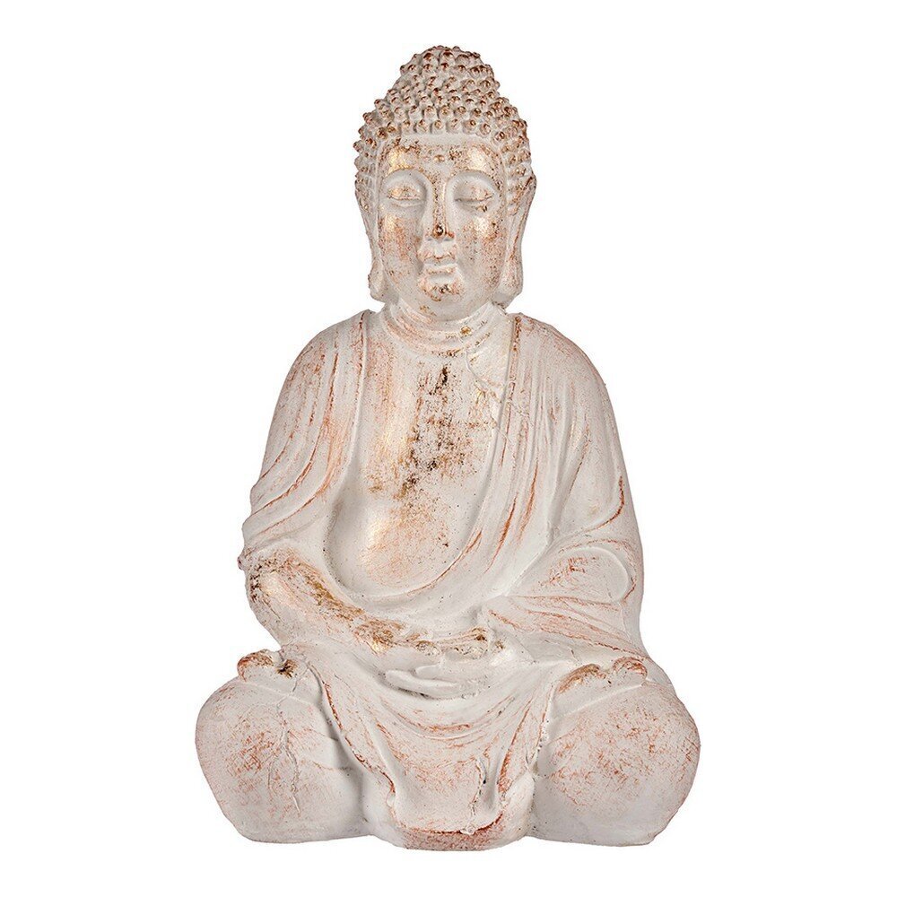 Puutarhakoriste Buddha, valkoinen, 24,5 x 50 x 31,8 cm hinta ja tiedot | Puutarhakoristeet | hobbyhall.fi