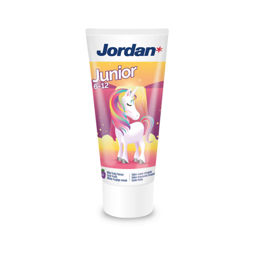 Lasten hammastahna Jordan 6 - 12 vuotta, 50ml. hinta ja tiedot | Suuhygienia | hobbyhall.fi