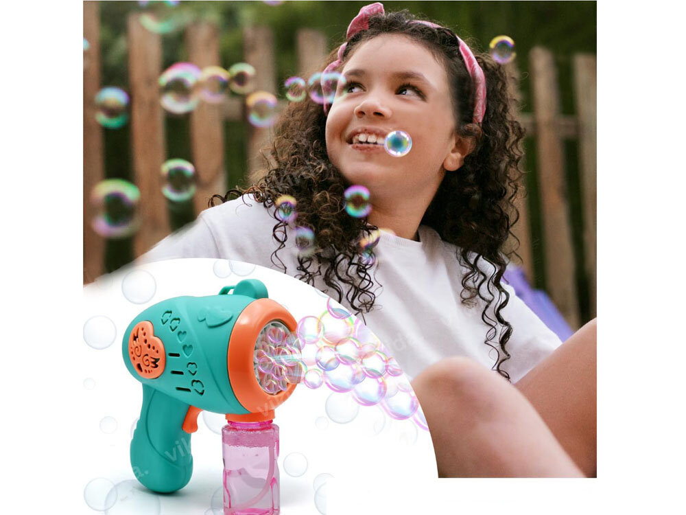 Saippuakuplapistooli Bubble Gun, sininen hinta ja tiedot | Hiekkalelut ja rantalelut | hobbyhall.fi