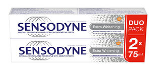 Sensodyne Extra Whitening hammastahna 2 tk hinta ja tiedot | Sensodyne Hygieniatuotteet | hobbyhall.fi