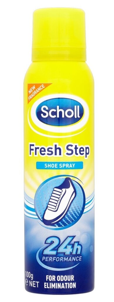 Scholl Fresh Step -kenkäsuihke, 150 ml hinta ja tiedot | Vaatteiden ja jalkineiden hoito | hobbyhall.fi