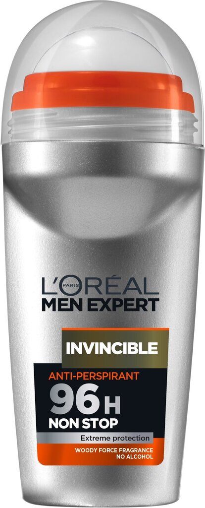 L'Oreal Paris Men Expert Invincible roll-on deodorantti miehille 50 ml hinta ja tiedot | Deodorantit | hobbyhall.fi