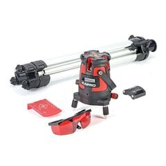 Ristilaser 875 PROLASER 1V+4P+tripod hinta ja tiedot | Käsityökalut | hobbyhall.fi