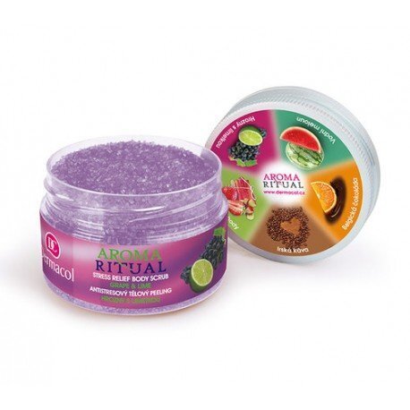 Dermacol Aroma Ritual Grape & Lime vartalokuorinta 200 g hinta ja tiedot | Vartalokuorinnat | hobbyhall.fi