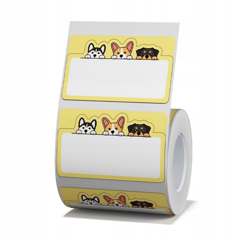 NIIMBOT tarrat Tarrat 50 * 31mm DOGS 220kpl B21/B3S/B1 Originalille hinta ja tiedot | Vihkot, muistikirjat ja paperit | hobbyhall.fi