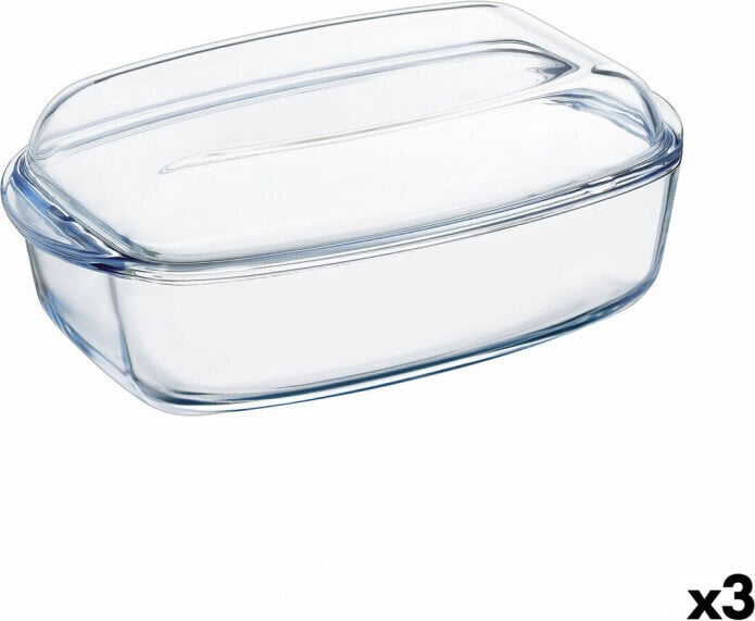 Pyrex Classic -uunivuoka kannella, 38 x 22 x 11 cm, 3 kpl. hinta ja tiedot | Uunivuoat ja leivontavälineet | hobbyhall.fi