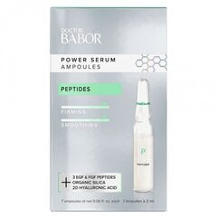 Kasvoampullit peptideillä Babor Peptides Ampulli, 2x7 ml ml hinta ja tiedot | Kasvoöljyt ja seerumit | hobbyhall.fi