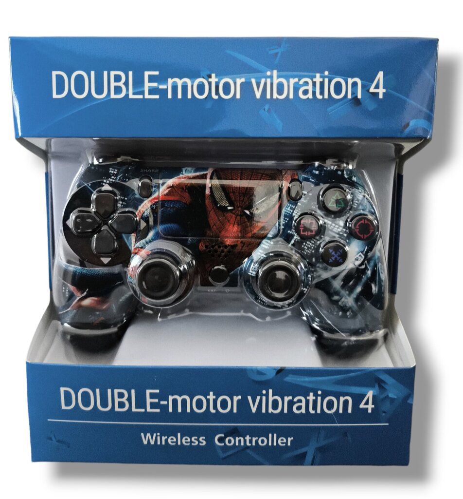 Play RE PlayStation 4 Doubleshock 4 V2 langaton, Bluetooth, kaukosäädin (PS4 /PC/PS5 / Android / iOS) hinta ja tiedot | Ohjaimet ja lisätarvikkeet | hobbyhall.fi