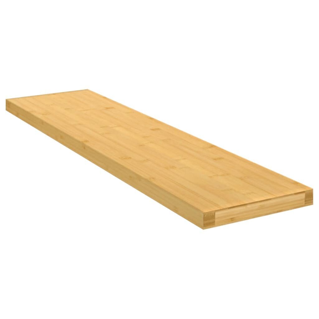 vidaXL Seinähylly 80x20x2,5 cm bambu hinta ja tiedot | Hyllyt | hobbyhall.fi