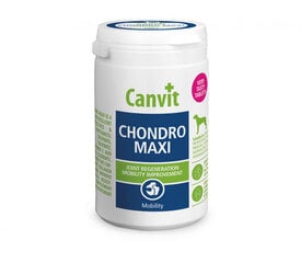 Canvit Chondro Maxi N76 lisäravinteet koirille liikkumisvaikeuksien ehkäisyyn, 230 g hinta ja tiedot | Koiran terveys ja hyvinvointi | hobbyhall.fi