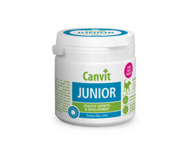 Canvit Junior N100 lisäravinteet pentujen kehittämiseen, 100 g hinta ja tiedot | Koiran terveys ja hyvinvointi | hobbyhall.fi