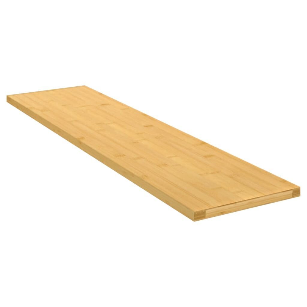 vidaXL Seinähylly 80x20x1,5 cm bambu hinta ja tiedot | Hyllyt | hobbyhall.fi