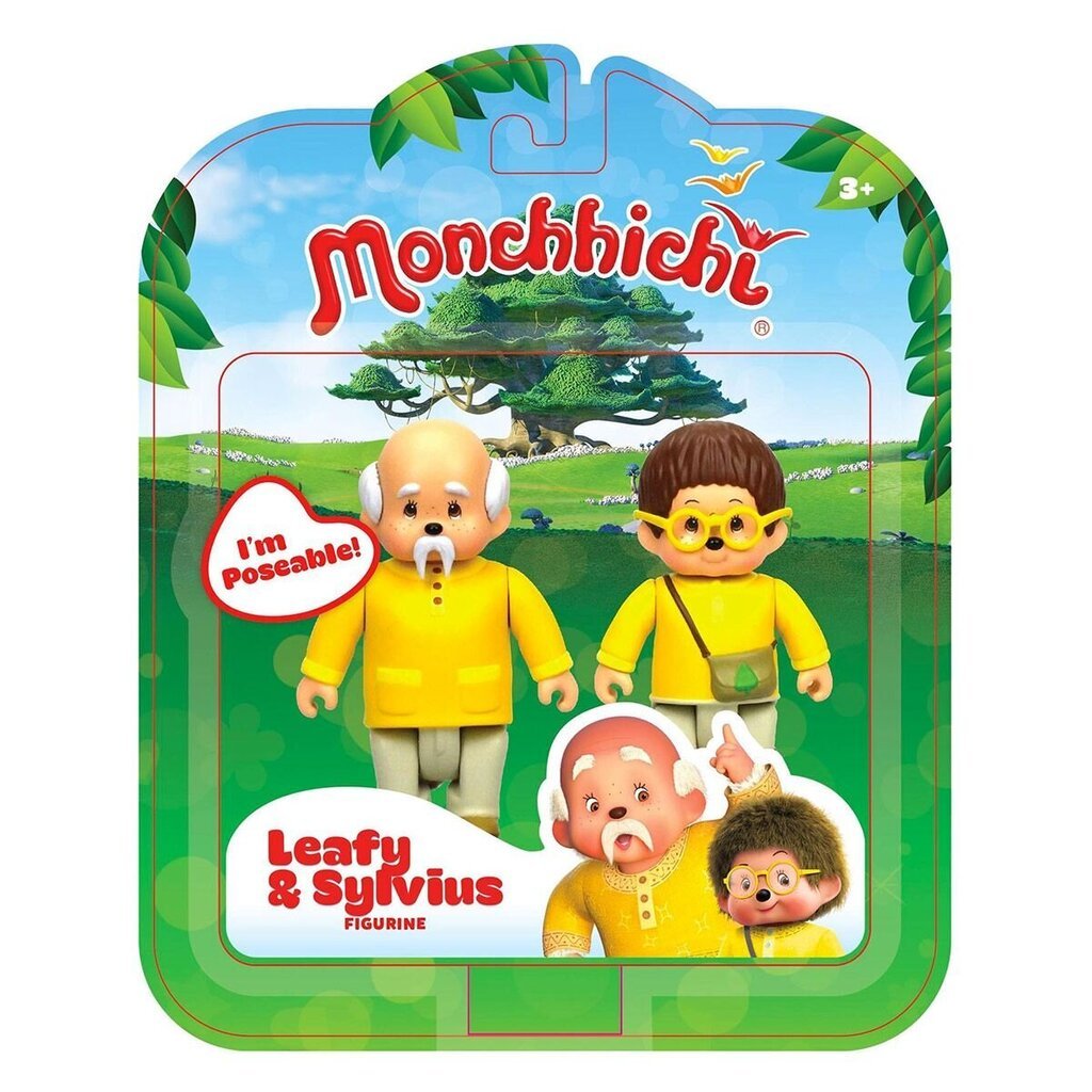 MONCHHICHI Feuillu ja Sylvus hahmot 2 osaa 8cm hinta ja tiedot | Poikien lelut | hobbyhall.fi