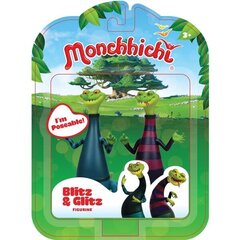 MONCHHICHI Blitz ja Glitz hahmot 2 osaa 10cm 10cm hinta ja tiedot | Poikien lelut | hobbyhall.fi