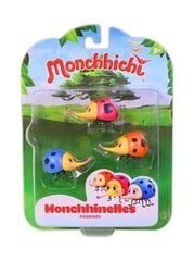 MONCHHICHI Monchhinelles hahmot 3 osaa 4cm hinta ja tiedot | Poikien lelut | hobbyhall.fi