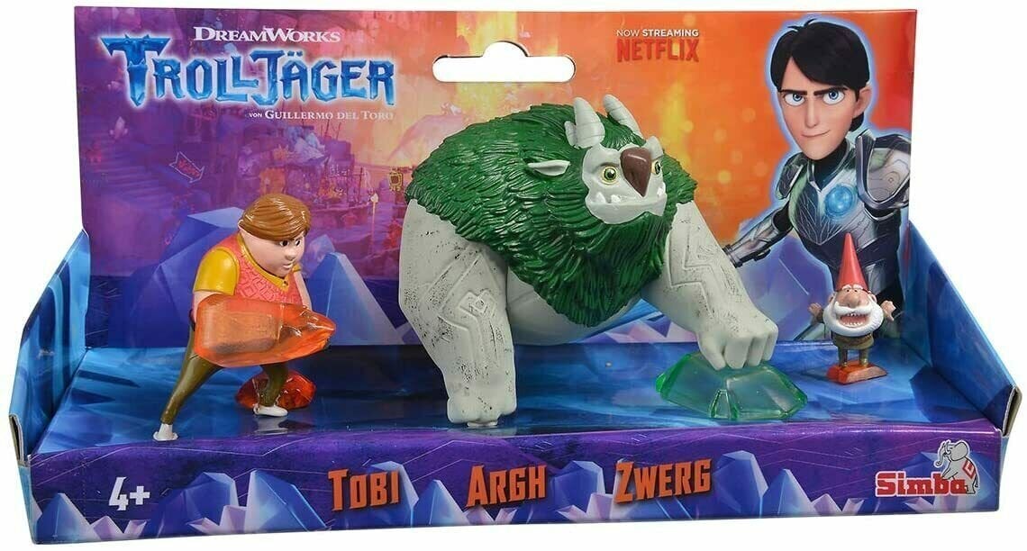 Simba Troll Hunters Tobi Argh Zwerg 3 osaa figuurit hinta ja tiedot | Poikien lelut | hobbyhall.fi