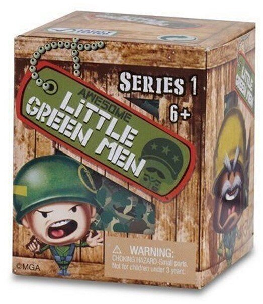 Awesome Little Green Men yllätyslaatikko 6cm hinta ja tiedot | Poikien lelut | hobbyhall.fi