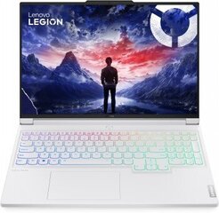 Lenovo Legion 7 I9-14900HX 16" 3.2K (3200X2000) IPS 430NITS Anti-Glare 32GB 1TB SSD RTX4070_8GB W11H ENG (Glacier White) hinta ja tiedot | Kannettavat tietokoneet | hobbyhall.fi