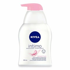 Nivea Intimo Sensitive intiimipesugeeli herkälle iholle 250 ml hinta ja tiedot | Nivea Hygieniatuotteet | hobbyhall.fi