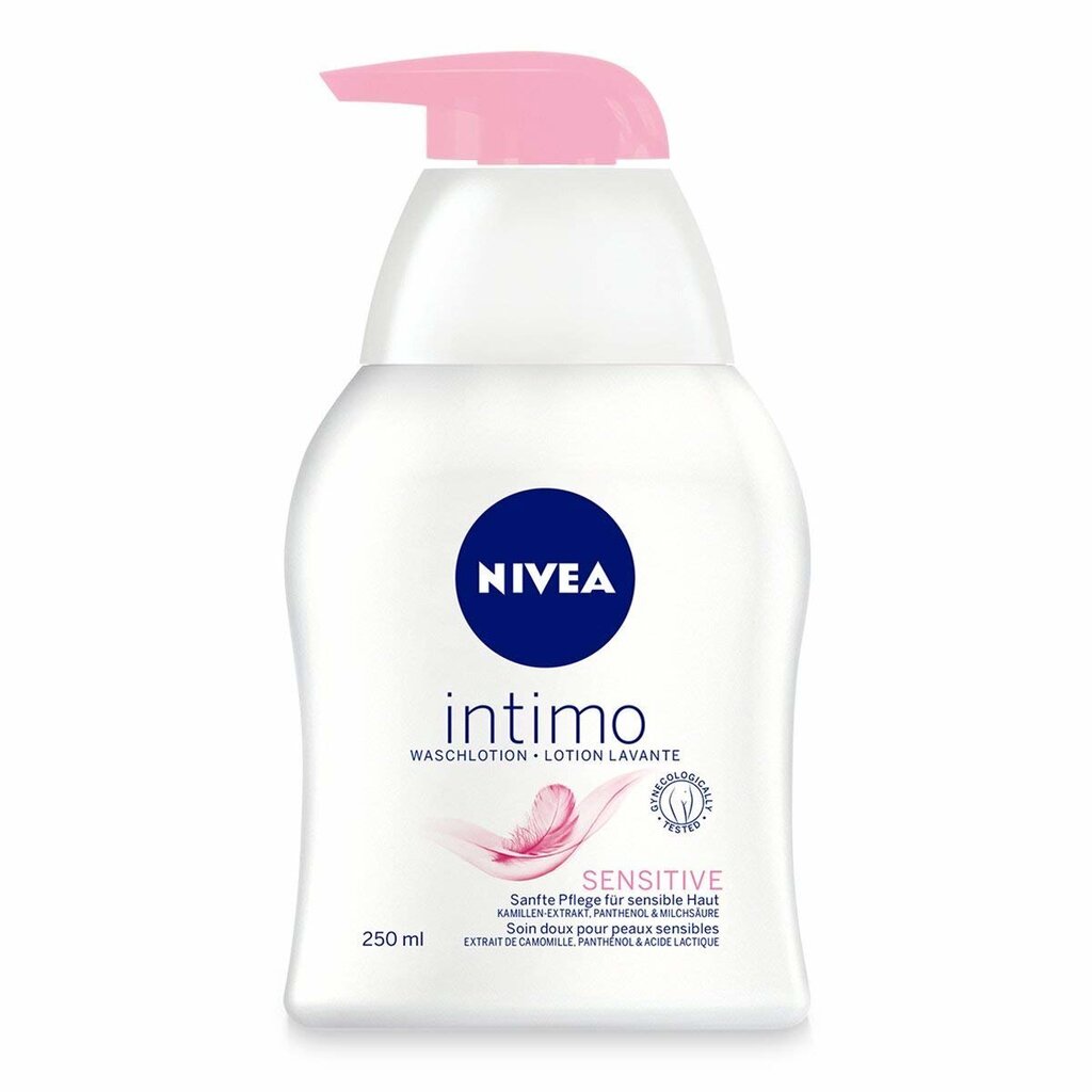 Nivea Intimo Sensitive intiimipesugeeli herkälle iholle 250 ml hinta ja tiedot | Intiimipesutuotteet | hobbyhall.fi