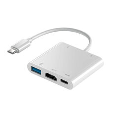 Splitter Hub 5in1 -sovitin Type-C USB3.0 HDMI 4k PD USB2.0 hinta ja tiedot | Adapterit | hobbyhall.fi