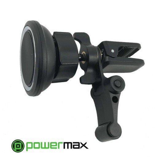 Auton puhelinteline Powermax PHCU06M universaali, magneettinen, 360°, musta hinta ja tiedot | Puhelintelineet | hobbyhall.fi