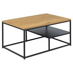 Kahvipöytä Actona Gila, ruskea/musta hinta ja tiedot | Sohvapöydät | hobbyhall.fi