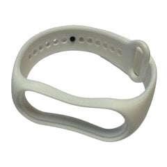 iWear universaali silikonihihna Smart Rannekoru malleihin - SM6 SM7 SM8 / Xiaomi Mi Band 5 6 7 White hinta ja tiedot | Älykellojen ja aktiivisuusrannekkeiden lisätarvikkeet | hobbyhall.fi