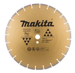 D-56998 Timanttikatkaisulaikka 350 x 25,4 x 7,5 mm Makita hinta ja tiedot | Käsityökalut | hobbyhall.fi