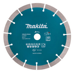 E-02967 Timanttikatkaisulaikka 230x22,23 mm, segmentti Makita hinta ja tiedot | Käsityökalut | hobbyhall.fi