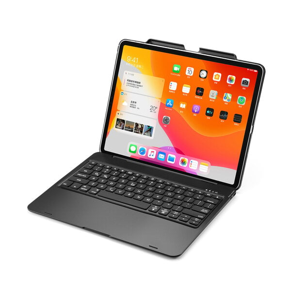 Kääntökansi ja Bluetooth näppäimistö Ykcloud F129S för iPad Pro 12.9 (2020/2018)