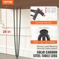 Vevor huonekalujalat, 710x110x110 mm, musta, 4 kpl hinta ja tiedot | Jalat huonekaluihin | hobbyhall.fi