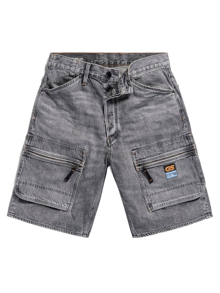 Farkkushortsit G-STAR Denim Cargo Loose Grey D24442 D537 G324 560023272 hinta ja tiedot | Miesten shortsit | hobbyhall.fi