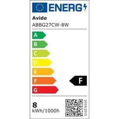 Avide LED-lamppu 8W E27 6400K hinta ja tiedot | Lamput | hobbyhall.fi