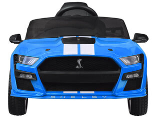 Ford Mustang Shelby GT500 yksipaikkainen sähköauto lapsille, sininen hinta ja tiedot | Lasten sähköautot | hobbyhall.fi