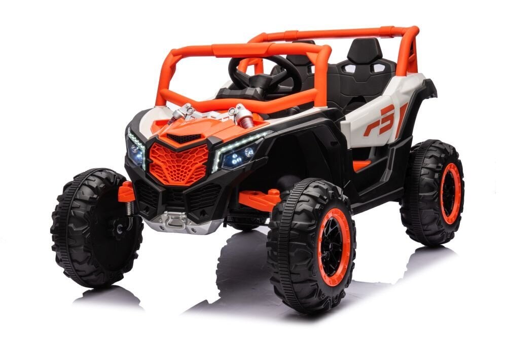 Sähkökäyttöinen yksittäinen buggy NEL-901 4x4 UTV, oranssi hinta ja tiedot | Lasten sähköautot | hobbyhall.fi