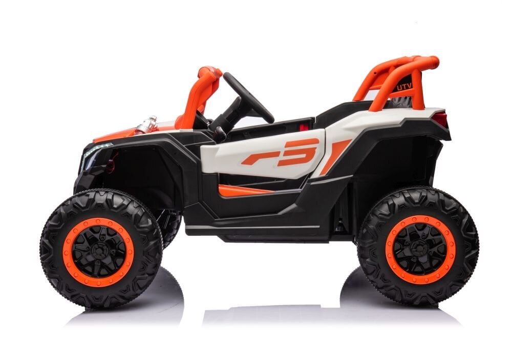 Sähkökäyttöinen yksittäinen buggy NEL-901 4x4 UTV, oranssi hinta ja tiedot | Lasten sähköautot | hobbyhall.fi