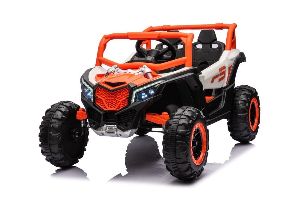 Sähkökäyttöinen yksittäinen buggy NEL-901 4x4 UTV, oranssi hinta ja tiedot | Lasten sähköautot | hobbyhall.fi