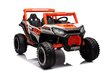 Kaksinkertainen sähköinen lastenvaunu NEL-913 4x4 24V, oranssi hinta ja tiedot | Lasten sähköautot | hobbyhall.fi